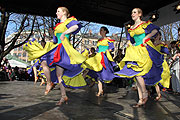 Faschingsdienstag: traditioneller Marktweibertanz 2012 auf dem Viktualienmarkt (Foto: Martin Schmitz)